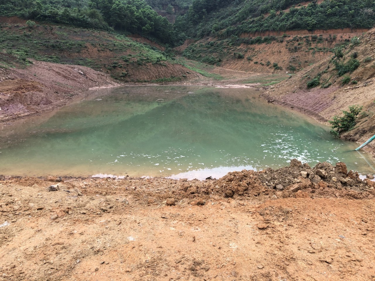 Thái Nguyên: Nghi vấn về chất lượng công trình xây dựng dự án khai thác mỏ thiếc gốc khu Tây Nam Núi Pháo
